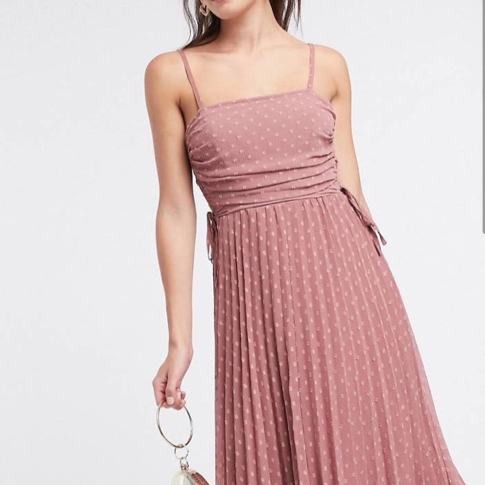 ASOS Pleated Midi Dress